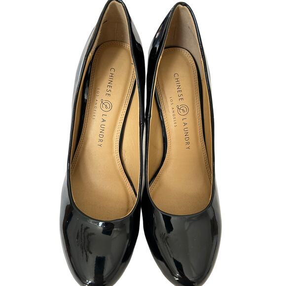 CHINESE LAUNDRY Wow Platform Pump - Patent Leather, Size 7.5 - Picture 8 of 9